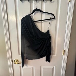 Black Abercrombie & Fitch Off The Shoulder Top